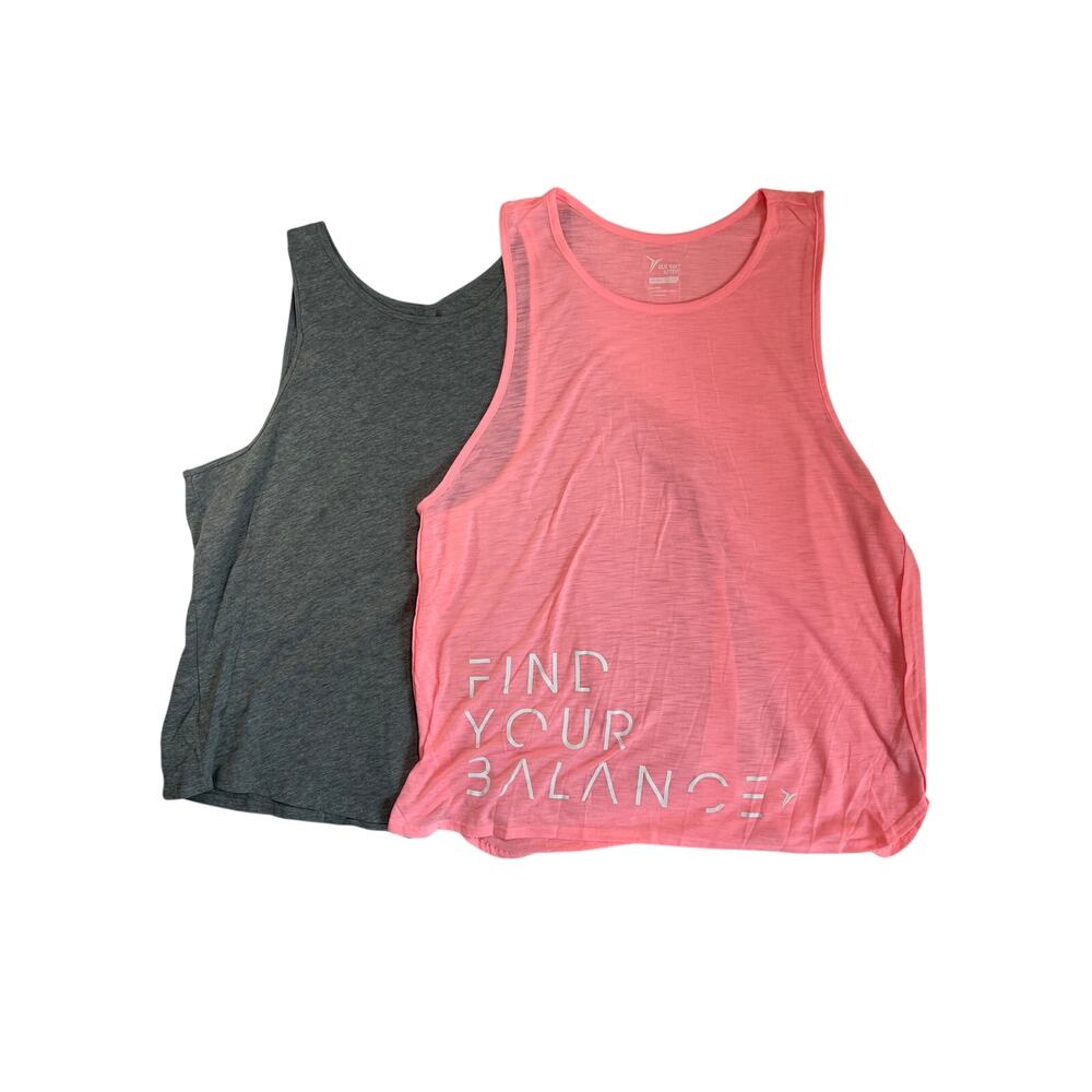 Old Navy Active Wear Tank Tops Set (2) - Women's 2XL Great Condition